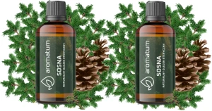 2 x Aromatum Olejek Eteryczny Sosnowy 100 ml – Do Kominków Zapachowych i Nawilżaczy