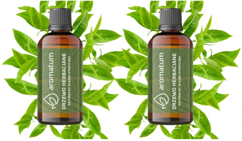 Aromatum Naturalny Olejek Eteryczny Drzewo Herbaciane 2x 100 ml – Intensywny Ziołowy Aromat do Aromaterapii Zestaw (id: 9114)