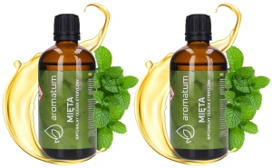 2 x Aromatum Olejek Eteryczny Miętowy 100 ml – Do Kominków Zapachowych i Nawilżaczy