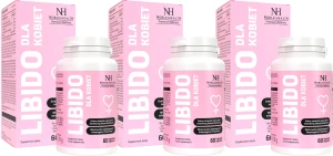 3 x Libido dla kobiet 60 kaps., Noble Health