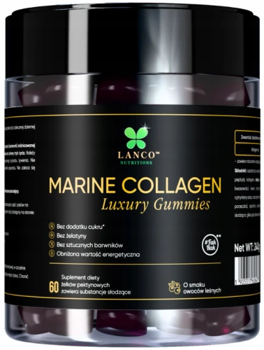 LANCO Marine Collagen Kolagen w żelkach Owoce Leśne 60 żelek 