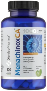 Xenico Menachinox® CA 1000 (Wapń 1000 mg) 100 kapsułek Vcaps® - Kości Zęby Mineralizacja Tkanki Kostnej