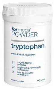 ForMeds POWDER Tryptophan 60 porcji Równowaga emocjonalna Dobry nastrój Czysta forma proszku