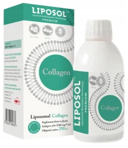 Aliness Liposomal Collagensuplement diety w płynie Liposomalny kolagen rybi 2500 mg/5 ml 250 ml