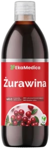 EkaMedica Żurawina 0,5L - Odporność Układ Moczowy Wchłanianie Żelaza