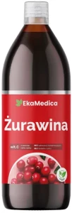EkaMedica Żurawina 1L - Odporność Układ Moczowy Wchłanianie Żelaza