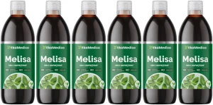 Zestaw 6x EkaMedica Melisa 0,5L - Sen Odprężenie Zdrowie Psychiczne Krążenie