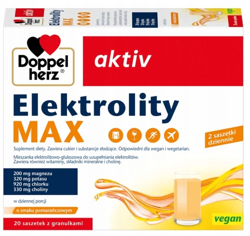 Doppelherz Aktiv Elektrolity MAX Smak Pomarańczowy Energia (id: 9155)