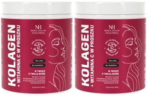 2 x Kolagen + witamina C w proszku, Noble Health