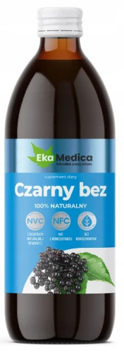 EkaMedica Czarny Bez NFC 0,5L Odchudzanie Odporność Polifenole (id: 9170)