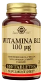 Solgar Witamina B12 100 μg 100 tabletek - Układ Nerwowy Funkcje Psychologiczne Nastrój