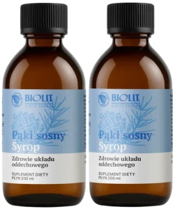 2 x Biolit Pąki Sosny 200ml - Układ Oddechowy Zdrowie Gardła