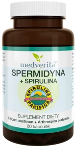 Medverita Spermidyna + Spirulina 60 kapsułek - Układ Sercowo-Naczyniowy Proces Starzenia