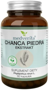 Medverita Chanca Piedra Ekstrakt 60 kapsułek - Układ Moczowy Detoksykacja Nerki