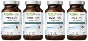 4 x Biowen Potas Forte 100 kapsułek – Potas Elektrolity Ciśnienie