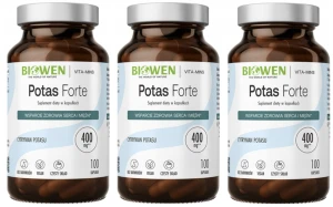 3 x Biowen Potas Forte 100 kapsułek – Potas Elektrolity Ciśnienie