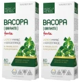 Zestaw 2x Medica Herbs Bacopa (Brahmi) Forte 60 kapsułek - Pamięć Koncentracja Umysł Stres (id: 3479)