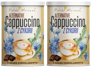 2 x Polski Mniszek Cappuccino z Cykorii o smaku czekoladowym 150 g - Bezkofeinowe Pyszny Delikatny Smak