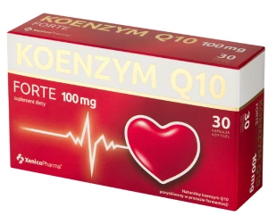 Xenico Pharma Koenzym Q10 forte 30 kapsułek Ubichinon Cholesterol 