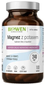 Magnez z potasem Biowen 100 kapsułek, Biowen