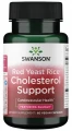 Swanson Red Yeast Rice Cholesterol Support - Mieszanka Standaryzowanych Ekstraktów + Sfermentowany Czerwony Ryż 60 kapsułek wegańskich  (id: 9158)