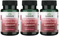 3x Swanson Red Yeast Rice Cholesterol Support - Mieszanka Standaryzowanych Ekstraktów + Sfermentowany Czerwony Ryż 60 kapsułek wegańskich (id: 9314)