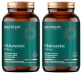 2 x Doctor Life Glukozamina 1700 mg 100 kapsułek Glukozamina Siarczan glukozaminy Wsparcie stawów Układ ruchu  (1) (id: 9332)