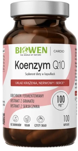 Biowen Koenzym Q10 100mg 100 kapsułek - Serce Krążenie Naczynia Krwionośne (id: 4601)