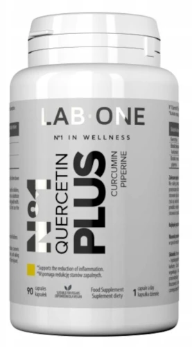N°1 Quercetin PLUS 90 kaps. Kwercetyna Kurkuma Trawienie tłuszczu Wątroba (id: 9362)