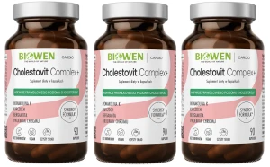 3 x Biowen Cholestovit Complex+ 90 kapsułek – Cholesterol Serce Krążenie