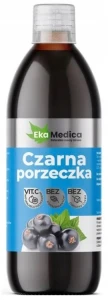 EkaMedica Czarna Porzeczka 500 ml Sok Skóra Żelazo