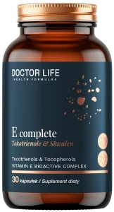 Doctor Life E Complete & Skwalen 30 kapsułek - Krążenie Antyoksydant Tętnice