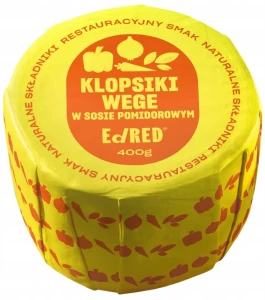 EdRed Klopsiki vege w sosie pomidorowym Danie gotowe Pyszne