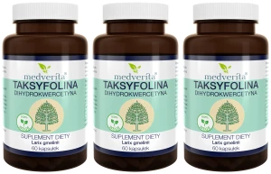 3 x Medverita Taksyfolina 50mg 60 kapsułek - Antyoksydant Odporność Witalność