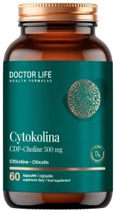 Doctor Life Cytykolina CDP-Choline 500mg 60 kapsułek - Pamięć Koncentracja Skupienie