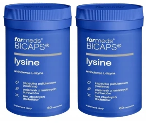 2 x ForMeds BICAPS Lysine 60 kapsułek Aminokwasy Kości i Stawy