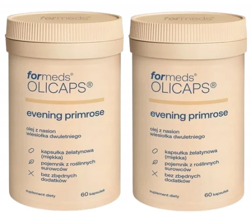 2 x ForMeds OLICAPS Evening primrose 60 kapsułek Kwasy Omega Uroda (id: 9426)