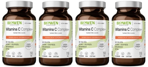 4 x Biowen Witamina C Complex 150 g – Odporność Antyoksydacja Witamina C (id: 8222)