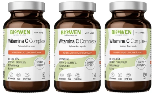 3 x Biowen Witamina C Complex 150 g – Odporność Antyoksydacja Witamina C (id: 8221)
