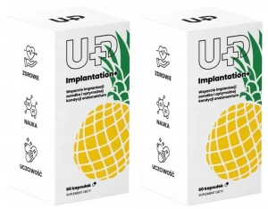 2 x UP Health Pharma UP IMPLANTATION+ 60 kapsułek - Ukrwienie Regeneracja Ochrona Komórek