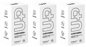 3 x UP Health Pharma UP Curcumin+ 60 kapsułek - Stawy Przeciwzapalne