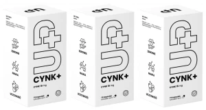 3 x UP Health Pharma UP CYNK+ 60 kapsułek – Cynk Odporność Skóra