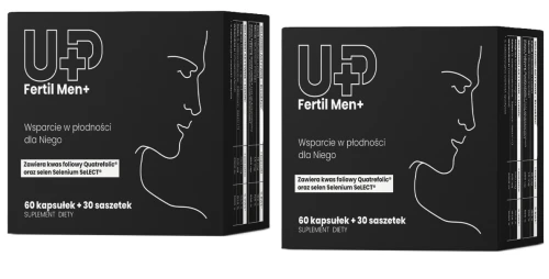 2 x UP Health Pharma UP FERTIL MEN 60 kapsułek – Płodność Plemniki Mężczyźni (id: 9441)