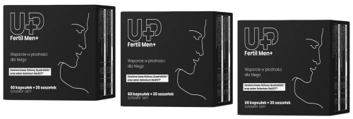 3 x UP Health Pharma UP FERTIL MEN 60 kapsułek – Płodność Plemniki Mężczyźni (id: 9442)