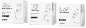 3 x UP Health Pharma UP FERTIL WOMEN+ 60 kapsułek – Płodność Hormony Kobiety