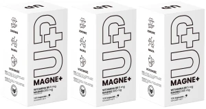 3 x UP Health Pharma UP MAGNE+ 60 kapsułek – Magnez Mięśnie Układ Nerwowy