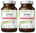 2 x Biowen Q-folic - Metylowany Kwas Foliowy 90 kapsułek - Ciąża Odporność Zmęczenie (id: 8053)
