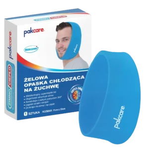 Żelowa Opaska Chłodząca na Żuchwę 