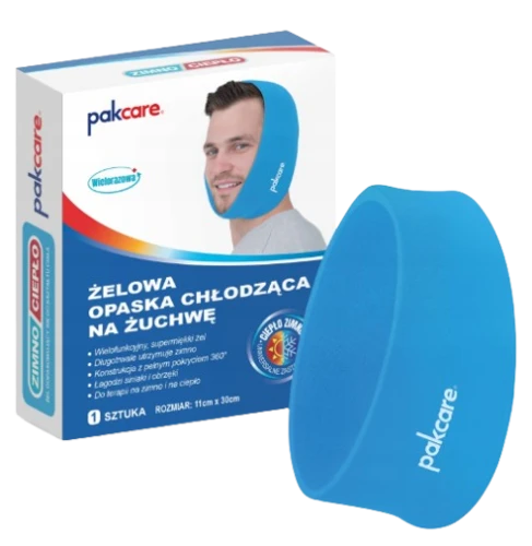 Żelowa Opaska Chłodząca na Żuchwę