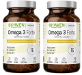 2 x Biowen Omega 3 Forte 1000mg EPA 500mg DHA 90 kapsułek - Mózg Wzrok Serce Krążenie (id: 8032)